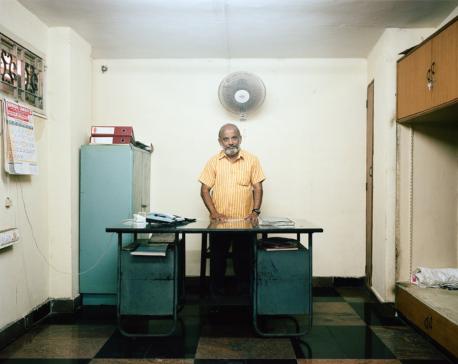 Akber, projectionniste du Cinéma Anna de Chennai