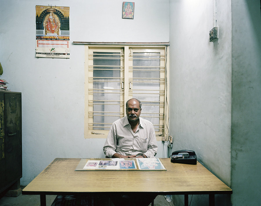 R.Basker, gérant du Cinéma Pilot de Chennai