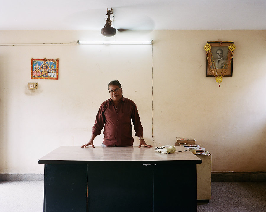  K.Vanugopal, gérant du cinéma Sahnti de Chennai