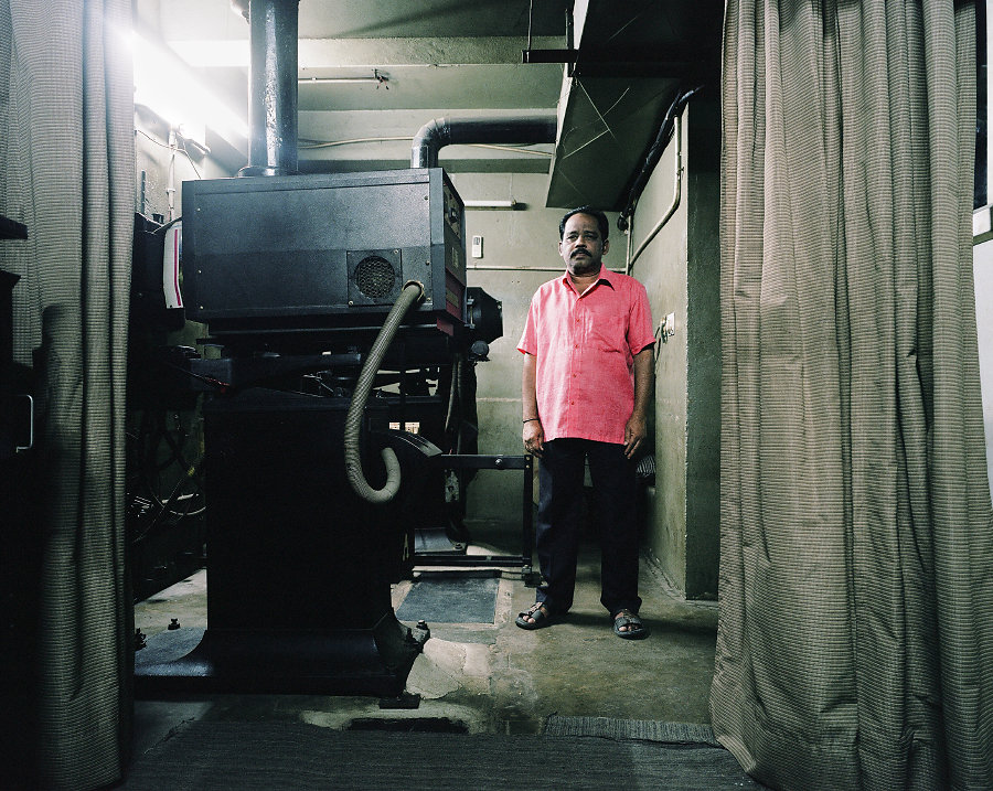 Roop Ghai, gérant du Regal Cinéma de Delhi.