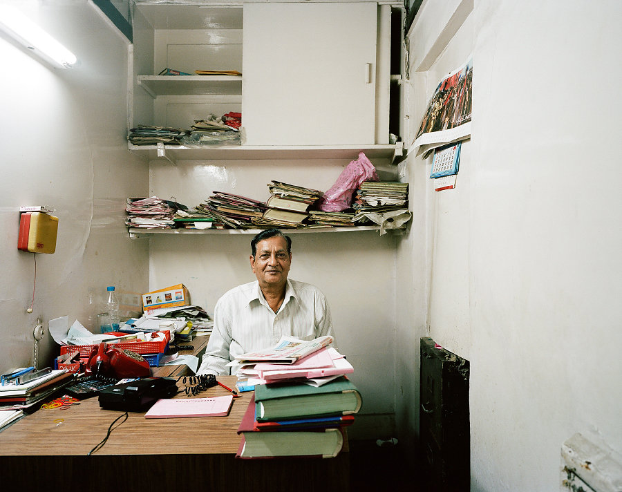 Om Prakash, gérant du Liberty Cinema de Delhi