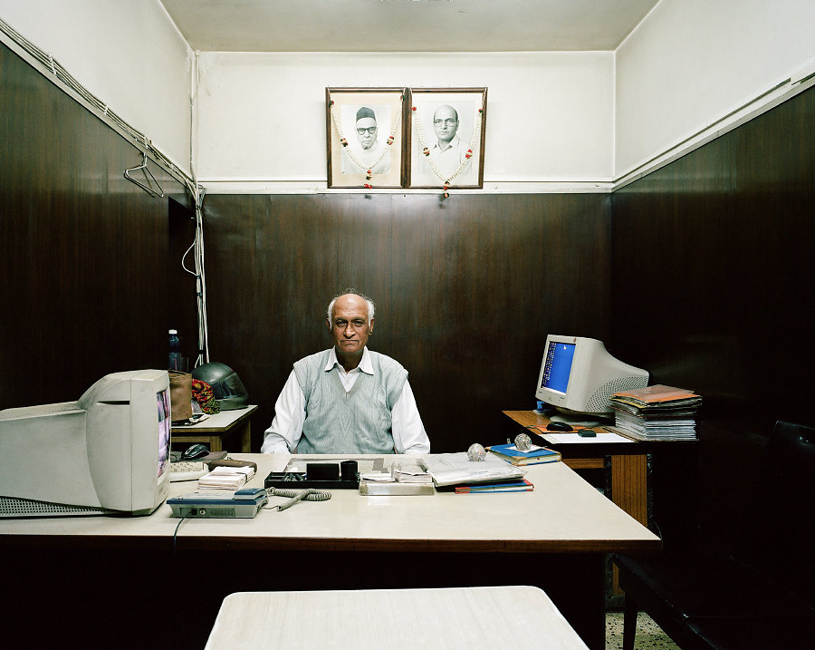 Hukam Sangh, projectionniste du Cinema Liberty de Delhi